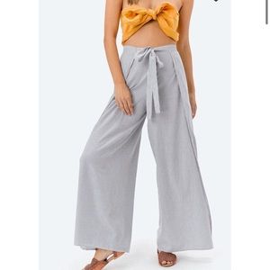 LoveStitch Lightweight tie front pants